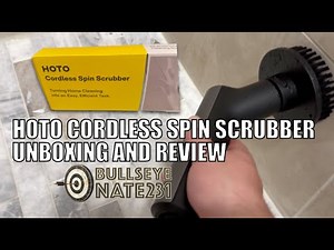 Hoto Cordless Spin Scrubber Unboxing and Review