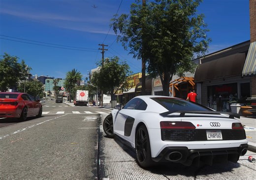 2024最强GTA画质补丁超现实晴天是怎么样的，显卡在燃烧！！！