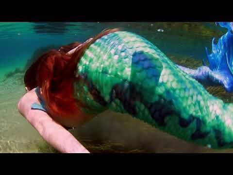 Mermaids Swim Below the Surface of the Beautiful Florida Springs