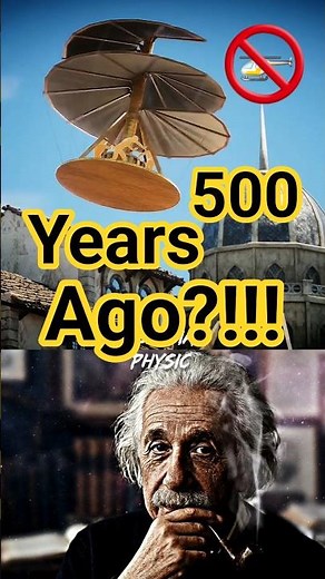 Da Vinci’s Helicopter Failed... But Saved Aviation! 🛸 #sigma #shorts