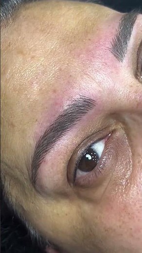 Permanent Eyebrow Makeup Transformation😍FlawlessBrows by Professional Artist Semi-Permanent Eyebrows