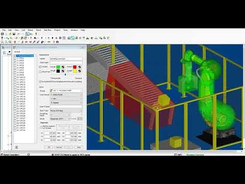 Fanuc Roboguide Simulation Tutorial : DCS User Frame Setup