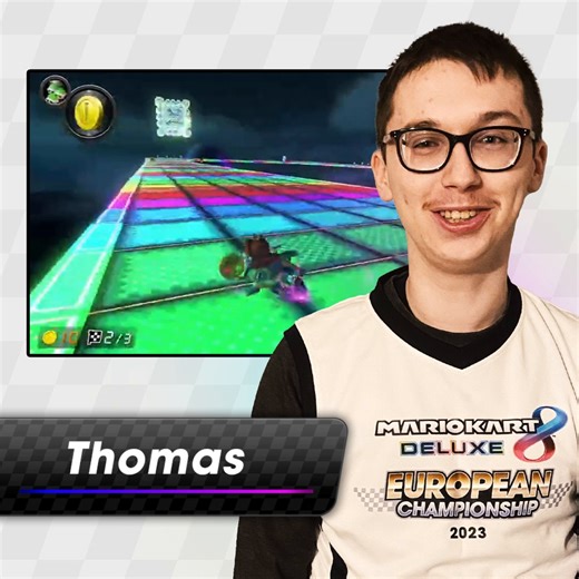 18K views · 122 reactions | After outracing the competition during the Mario Kart 8 Deluxe European Championship, Thomas is driving for Europe at the Mario Kart 8 Deluxe World Championship 2024 in Japan this weekend! Find out more: https://ntdo.com/61814F3Ov | Mario Kart | Facebook
