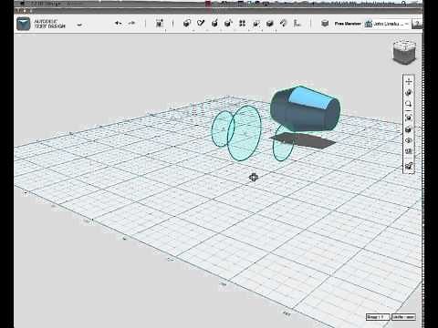 Autodesk 123D - Construct, Loft