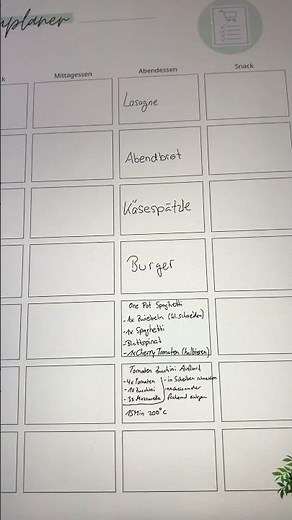 Unser Wochenplan für KW 23 l das gibt es bei uns zu essen l Geld sparen durch Planung