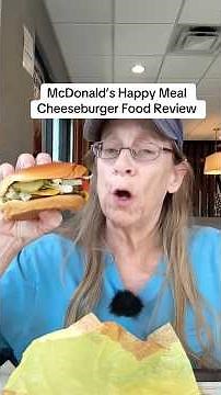 McDonald’s Cheeseburger Food Review #mcdonalds #foodreviews #cheeseburger