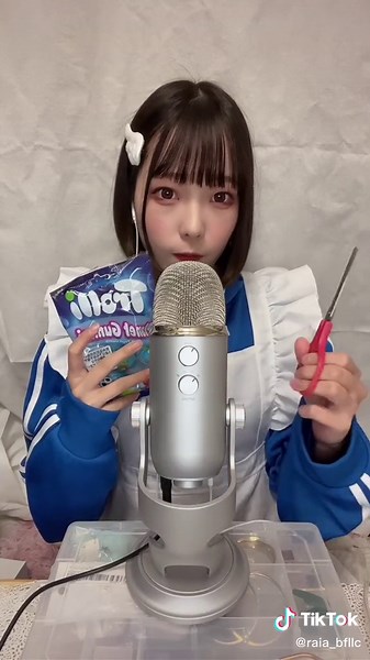 初ASMR動画を撮ってみたよ！どうかな？🫢