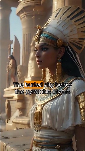 "The Hidden City Beneath the Pyramids of Giza: Secrets of Ancient Egypt 🏺🔍"