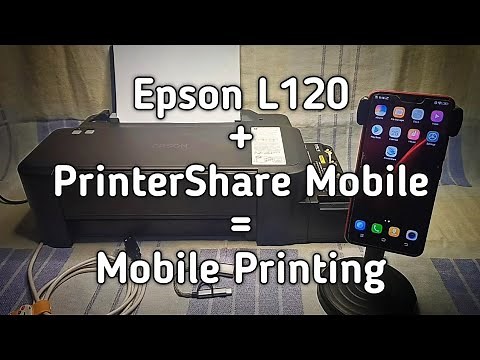 Printing with Smartphone | Epson L120 + PrinterShare Mobile Print