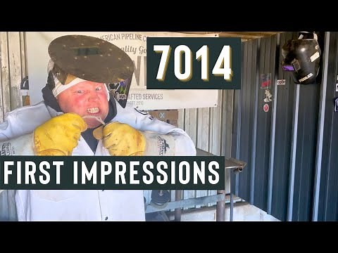 My First Time Welding With 7014