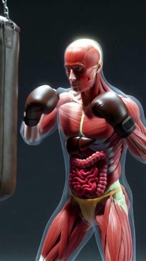 “Punch the bag, burn the fat. Boxing = full body workout.” 💪🥊 #boxing #fatlossjourney #viralvideo