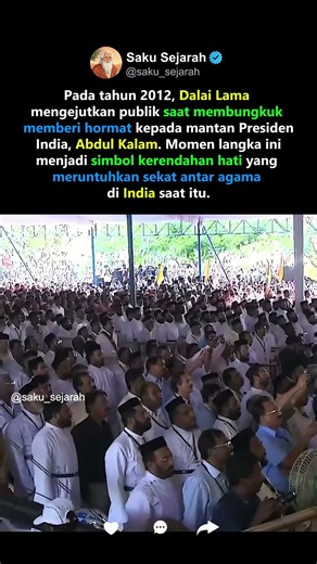 PEMIMPIN SPIRITUAL TUNDUK! KETIKA DALAI LAMA HORMATI ILMUWAN MUSLIM #sejarah