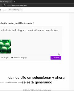 22K views · 1.2K reactions | Haz diseños usando Inteligencia artificial con Microsoft Designer. | EXCELeINFO | Facebook
