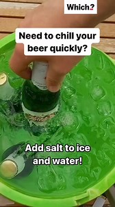 36K views · 36 reactions | We tested eight different methods for quickly chilling drinks and without a doubt this was the quickest method. | Which? | Facebook