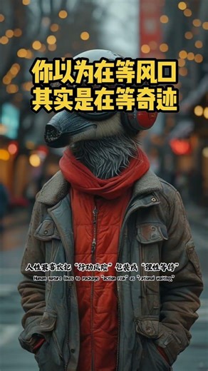 你以为在等风口，其实是在等奇迹》#风口思维 #人性弱点 #财富幻觉 #普通人认知 #现实真相 #認知差距 #邊緣人格 #現實社會 #人間心理 #普通人困境 #行為問題 #情感 #人性弱点 #感情