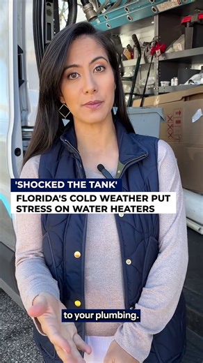 35K views · 57 reactions | This week, Tampa Bay area plumbers fielded calls of leaking water heaters after the drop in temperatures likely stressed the tanks. READ MORE: bit.ly/47ZhCnN | FOX 13 News - Tampa Bay | Facebook