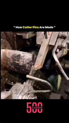 @lumathink on Instagram: "Cotter pins are manufactured through a precise process. First, metal wire is cut and shaped into the pin form using specialized machines. The wire is bent to create its signature split-end design, allowing the pin to flex and secure in place. After shaping, the pins are polished or heat-treated for strength and durability. Some may also be coated with zinc, stainless steel, or other finishes to prevent rusting. Finally, they are sorted, packaged, and distributed for use