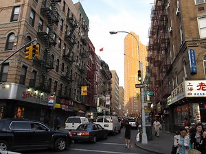Bayard Street in New York, USA