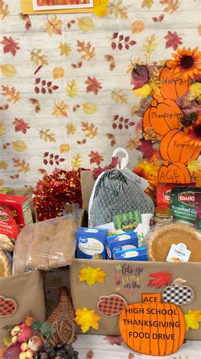 From donations to full Thanksgiving boxes, we were able to bless two families this holiday! Thank you for helping us spread love this season. 🦃 | ACE Charter High School