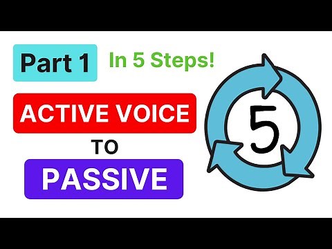 PASSIVE VOICE | Change Active to Passive Voice | Part 1