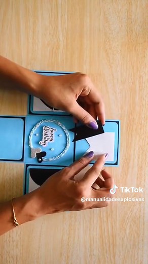 Cómo hacer una caja explosiva de regalo de cumpleaños fácil y rápido 🎁🎉