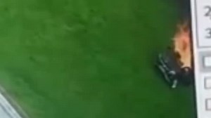 Toy car bursts into fireball in family’s back garden