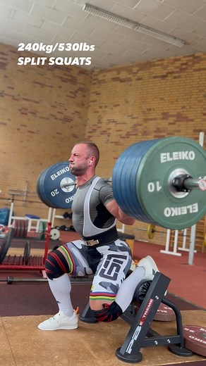 QUADZILLA/ CYCLIST 240kg/530lbs BULGARIAN SPLIT SQUATS and 284 RPM HIGH CADENCE 🌪️💥🚴‍♂️🏋️‍♂️ | Robert Förstemann