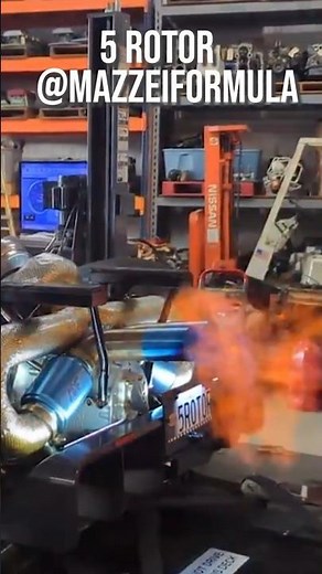 Mazzei Formula 5 Rotor Supercar DYNO RUN Resluts #rotary #5rotor #mazda #drift #v10