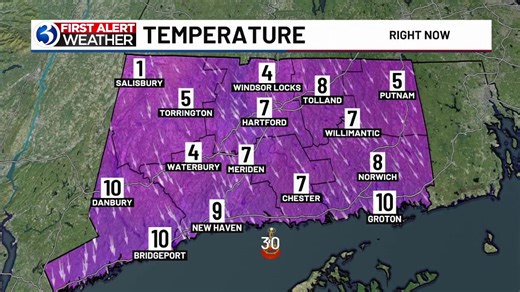 It's another frigid start, and that wind isn't really helping either! A chance for snow comes tomorrow, find out how much you can expect! | WFSB - Channel 3 Eyewitness News