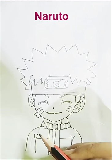 how to draw naruto step by step tutorials #simple
