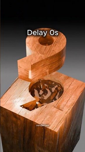 🔥 Perfect Fit 🔥 Wooden Physics Simulation in Blender 3D — Smooth, Clean & Satisfying!