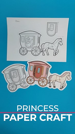 #craftsforkids #activitiesforkids #princess Check out our latest princess craft! Here's the link - https://members.10minutesofqualitytime.com/product/princess-sitting-in-a-horse-drawn-carriage/ What you'll need - - Crayons - Scissors - Glue Hope you like it! :) | 10 Minutes of Quality Time