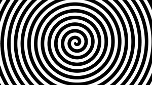 Zooming Hypnotic Spinner Growing Into Concentric Rings