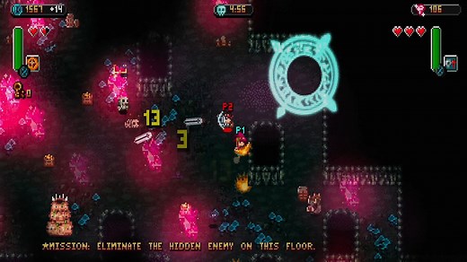 儿子本地双人合作《恶魔层+》像素肉鸽RPG 地牢探险 随时花钱解锁角色 Demon's Tier+_游戏热门视频