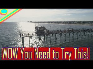 Drone Tour of Bogue Inlet Fishing Pier: Stunning Aerial Views in Emerald Isle, NC 🎣🌊
