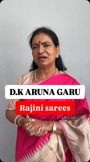 95K views · 418 reactions | @dkarunaofficial Special guest at our latest exhibition | Rajini Sarees | Facebook