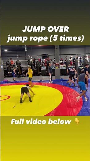 Boxing workout for stamina: push-up positions & jumping over rope!!! #shorts
