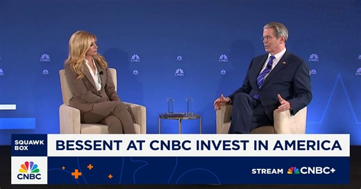 Watch CNBC's full interview with Treasury Secretary Scott Bessent