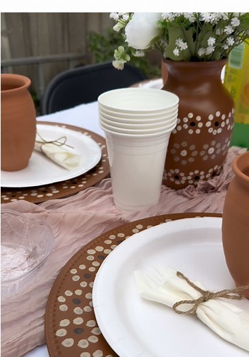 DIY Cielito Lindo Barro Vases and Plates Project