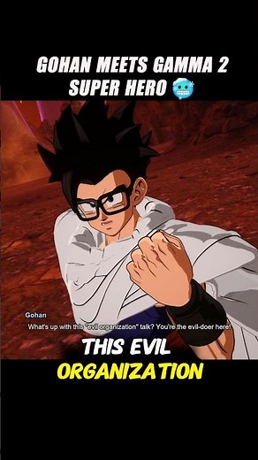 Gohan Meets Gamma 2 Super Hero 🥶 #crashout #sparkingzero #gohan gohan#dragonballz #dbz