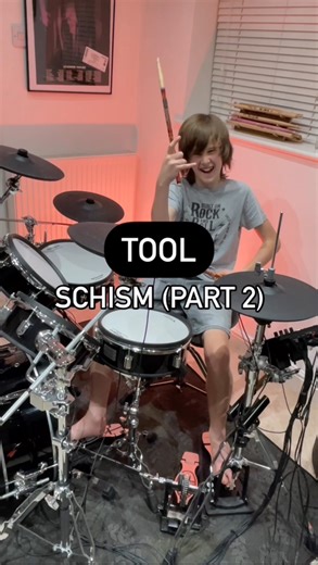 Schism by Tool (Part 2) drum cover 🥁🤘 #tool #toolband #toolfan #schism #lateralus #fibonacci #progrock #metal #metalmusic #dannycarey #drums #drummer #drumlife #drumcover #worldofdrums #reels #kid #youngmusician | Sam Bickmore