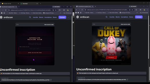 Nobody is talking about this.Games inscribed on Bitcoin can now play multiplayer with each other.Think about what that means. Once a game is inscribed, hosting costs nothing. Forever. There's no reason larger studios won't eventually look at Bitcoin as a zero-cost distribution layer for their games and now those games can connect players directly.Introducing KENOBI. (Kryptographic Ephemeral Network for On-chain Bitcoin-Inscribed) gamingShipped a major multiplayer upgrade to Beetlejuice Zombies (