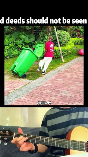 Doing good deeds should not be seen by others.#funny #trending#Music #Guitar