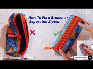How to mend a zipper on a bag ✅How to Fix Every Zipper Issue 🔥Fix a Zipper that Doesn't Close