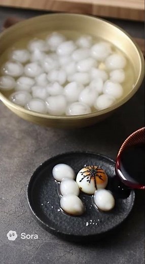 Spooky Halloween Food: Frying Spider Egg Mochi! 🕷️ Weird and Satisfying Dessert
