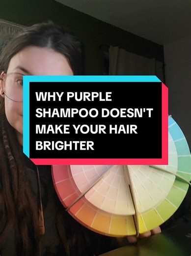 There's so much more nuance with this subject, I covered the most common misconceptions about purple shampoo. BUT, you can also do some pretty cool things with purple shampoo. But making your hair lighter is not one of them. #headlesshairdresser #purpleshampoo