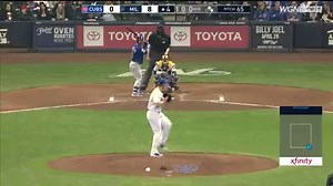 Daniel Descalso keeping the Chicago Cubs in it with an upper deck shot | WGN TV