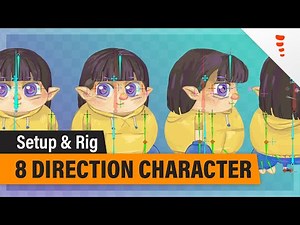 8 Direction Character – Setup & Rig | Spine 2D Tutorial