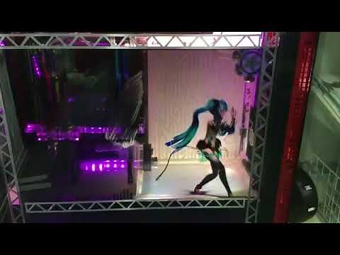 3D Hologram in Custom PC - Hatsune Miku