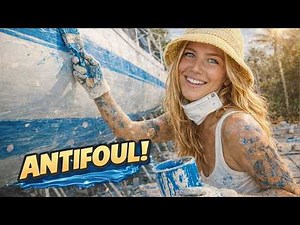 How We Sanded, Antifouled & Painted Our Sailboat (No Experience)